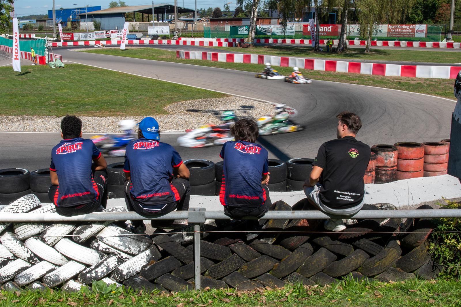 Kart race at Rotax Cup Wohlen